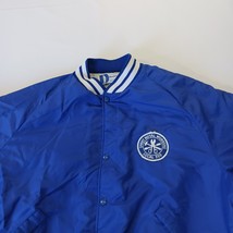 Vintage Dunbrooke Pla-Jac Jacket Men's XL Blue Satin Snap Front Made USA 90s image 15