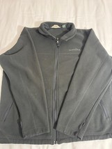 Eddie Bauer Men&#39;s Gray Full Zip Pockets Jacket Long Sleeve Size Large - $346.11 MXN