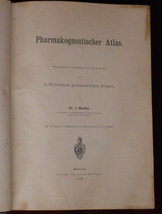 1892 Pharmacognosy Pharmakognostischer Atlas Pharmacy Herbs Medicine German - £165.08 GBP