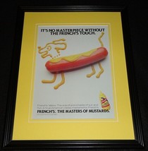 1989 French&#39;s Mustard Framed 11x14 ORIGINAL Advertisement - £27.25 GBP