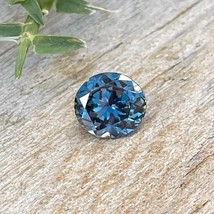 Beautiful Natural Teal Blue Sapphire | Oval Cut | 6.45x5.95 mm | Sapphire Rings  - £323.73 GBP