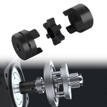1/2&quot; To 3/4&quot; L075 Flexible 3-Piece L-Jaw Coupling Coupler Set &amp; Rubber S... - $31.94