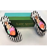 Kate Spade Flip Flops New York FiFi Thong Rubber Print Sandals NEW With Box - £44.87 GBP