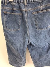 Vintage Denim Pants 90s Newport News High Rise Cropped Cut Offs Mom Jeans 14W - £11.86 GBP