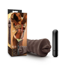 Blush Hot Chocolate Heather Oral Stroker with Bullet Vibrator Brown - £22.63 GBP