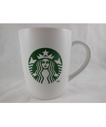 Starbucks Matte finish white  Mug Cup with Green Siren Logo 2011 - £4.36 GBP