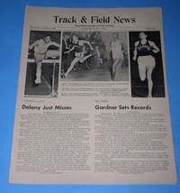 Al Oerter Ron Delany Track &amp; Field News Magazine Vintage Feb 1958 Olympics  - £23.58 GBP