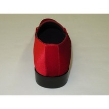 Mens AFTER MIDNIGHT Formal Stage Dress shoes Slip on Soft Velvet 6753 Red image 4
