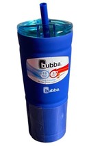 Bubba Envy S Insulated Stainless Steel Tumbler with Straw, Blue, 24 Fl. Oz. - £18.34 GBP