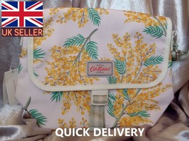 cath kidston bag floral gloss insert yellow green white pocket strap - $21.12
