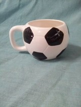 Soccer Ball Design Coffee Tea Mug Cup-C24, never used, holds approximate... - £10.29 GBP