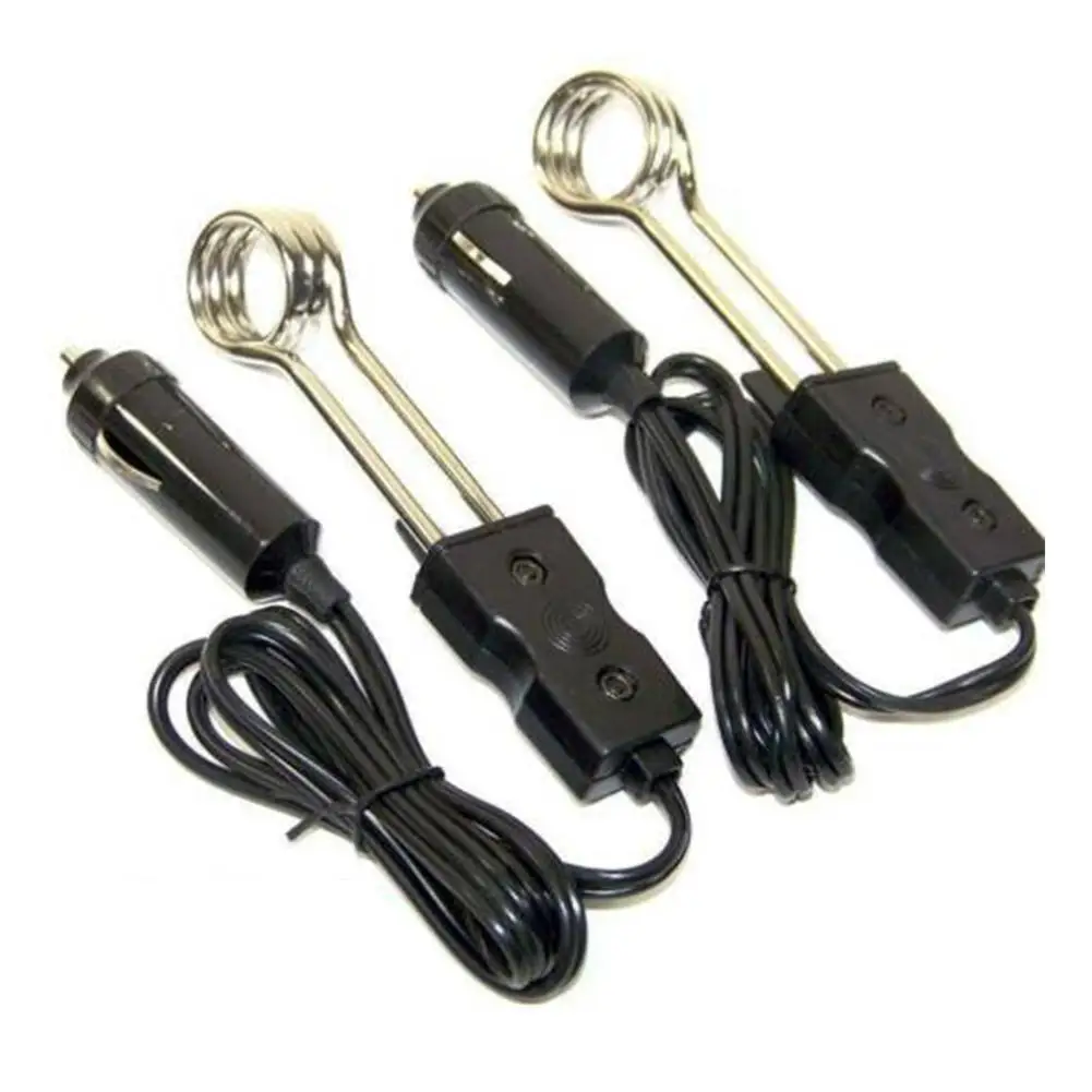 Durable 12V/24V Car Immersion Heater Mini Portable Electric Car Boiled Water - £10.68 GBP