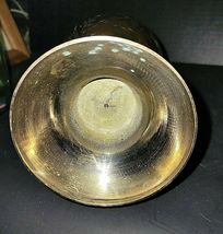 BRASS VASE WITH BEAUTIFUL ETCHINGS image 8