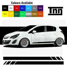Stickers Stripes Car Decals For Vauxhall Corsa VXR SRI SXI Decals Graphi... - £39.30 GBP