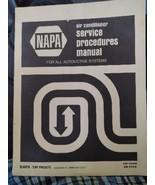 NAPA Air Conditioner SERVICE PROCEDURES MANUAL for Automotive Systems SM... - $19.79