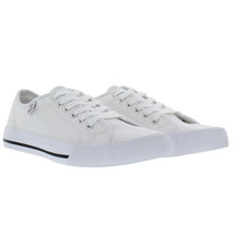Hurley Womens Carrie Low Top Shoes Canvas Sneakers,White,9 - $54.45