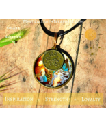 Zodiac Sun Sign Leo the Lion Astrology Pendant and Necklace Unique Design - $20.00
