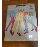Dore Dore Strumpfhose Black Opaque Tights French Size 2 New Made in France - $349.22 MXN