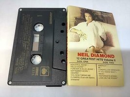 Neil Diamond Cassette Tape 12 Greatest Hits Volume Ii 1982 Cbs Canada TCTX-38068 - £6.77 GBP