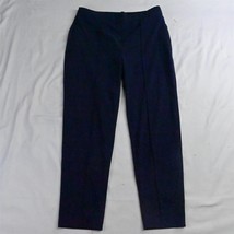 Chico&#39;s .5 / 6 Small Navy Blue Athletic Slim Cropped Athleisure Womens Pants - $23.39