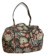 Vera Bradley Large Quilted Duffle Bag Nomadic Floral w/ Luggage Tag, Sho... - $888.71 MXN
