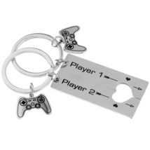 New Boyfriend Girlfriend Funny Gifts Couple Keyrings Game Console Handle Keychai - £8.87 GBP