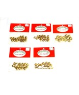 Lot Santa&#39;s Workbench 16mm x1 13mm x4 Jingle Bells Color Vintage NOS Cra... - $178.13 MXN