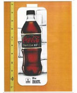 Coke Chameleon Size Coca Cola ZERO Vanilla 20 oz BOTTLE Soda Flavor Strip - $4.10 CAD