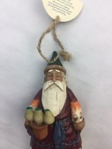 Jim Shore Heartwood Creek Santa A Pear Tree 5.5&quot; Ornament 2002 BROKEN - $439.45 MXN
