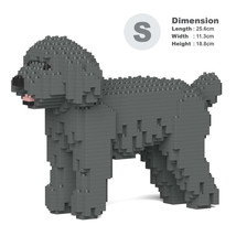 Toy Poodle Dog Sculptures (JEKCA Lego Brick) DIY Kit - £49.33 GBP
