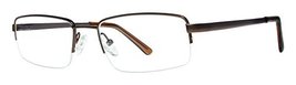 Grasp Men&#39;s Eyeglasses - Modern Times Frames - Matte Brown 52-18-140 - $79.00