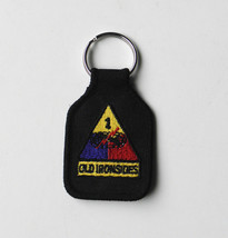 US ARMY 1st ARMORED DIVISION EMBROIDERED KEY CHAIN KEY RING 1.75 X 2.75 ... - £4.24 GBP