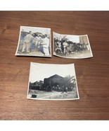 Lot of 3 US Army Signal Corps 8X10 Pictures Unknown Date Place KG JD - $33.90 CAD