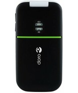 BLACK DORO PHONEEASY 410gsm CELLULAR 2G GSM FLIP CELL PHONE FIDO ROGERS ... - $62.85