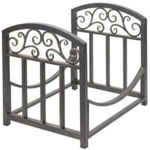 Panacea Scroll Log Bin 15 " X 18 " X 13 " Brushed Bronze - $55.76