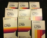 Betamax USED Sony Dynamicron L-750 Tapes Sold As Blanks 9ct YOU Choose - $22.00