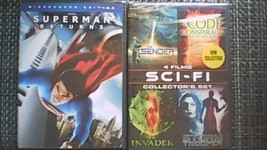 Lof 2 Brand New DVD&#39;s (Superman Returns, Sci-Fi Collector&#39;s Set) - £7.77 GBP