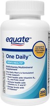 Equate One Daily Mens Health Multivitamin Multimineral 200 count (pack of 2) - £38.27 GBP