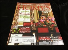 Romantic Homes Magazine October 2010 Livable, Beautiful Family Rooms - £9.37 GBP