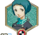 Persona 3 Portable Fuuka Yamagishi Gold Enamel Pin Figure Official Atlus... - $9.99