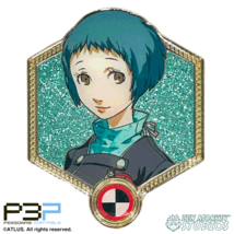 Persona 3 Portable Fuuka Yamagishi Gold Enamel Pin Figure Official Atlus Reload - £7.67 GBP
