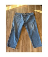Diamond Gusset Jeans Mens Size 37x31 Blue Jeans Dark Wash Denim Made in USA - $745.43 MXN
