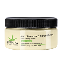 Hempz Sweet Pineapple &amp; Honey Melon Herbal Body Butter, 8 Oz. - £15.22 GBP