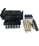 Left Hand Black Guitar Tremolo Bridge Double Locking Assembly with FR SP... - £50.30 GBP