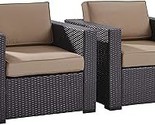 Crosley Furniture KO70103BR-MO Biscayne 2 Piece Outdoor Wicker Conversat... - $881.99