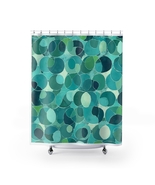 Aqua Pebble Shower Curtain - 71" x 74" - $68.00