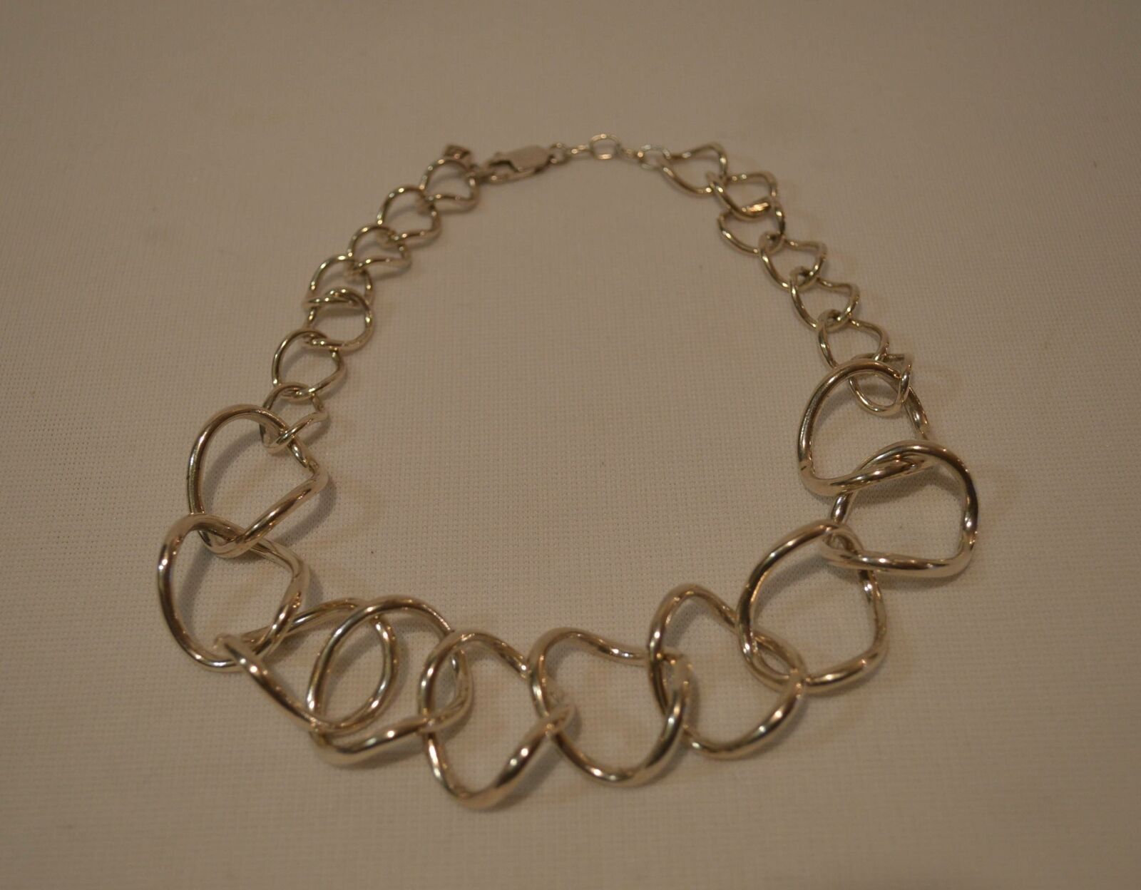 Silpada N1633 925 Sterling Silver Chunky Large Wavy Link 18  Necklace - $84.10