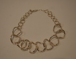 Silpada N1633 925 Sterling Silver Chunky Large Wavy Link 18  Necklace - £66.17 GBP