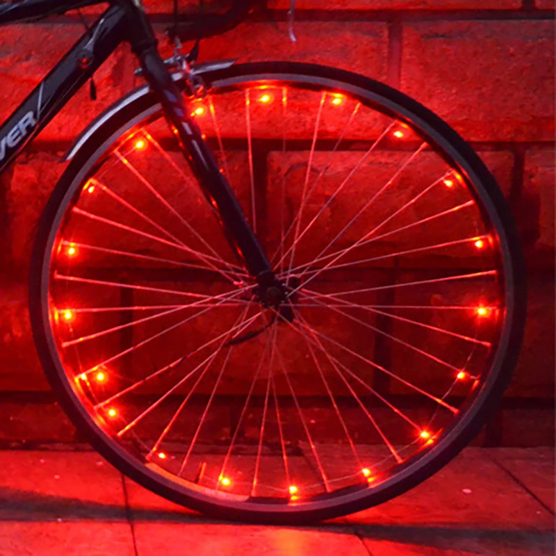 Led Portable Waterproof Bike Wire String Light Warning LED Bicycle Wheel Light F - $162.00