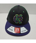 Richardson  PTS 30 Fitted Baseball Hat  Embroidered Black, Purple &amp; Green - $6.92
